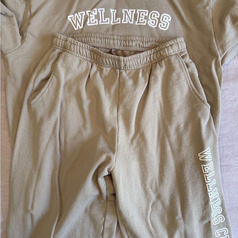 Sporty & Rich Olive Green Health and Wellness Club Tee - Picture 5 of 7